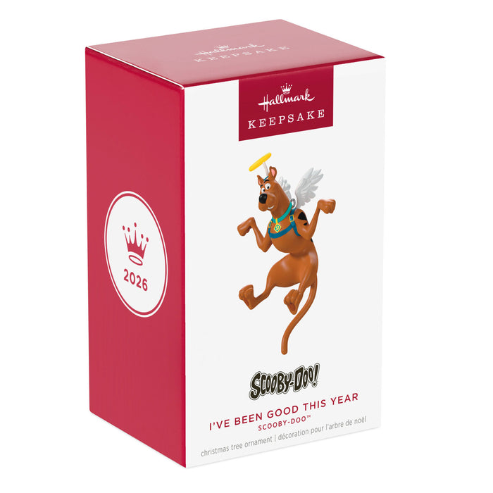 Hallmark Scooby-Doo Christmas ornament packaging on a white background