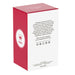 Red and white box with text and a logo on a white background