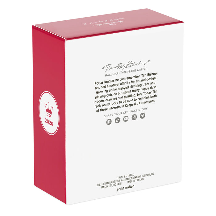 Red and white box with text and a logo on a white background