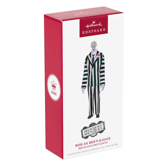 Beetlejuice Beetlejuice™ Bob as Beetlejuice 2026 Ornament