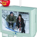Vintage TV with 'Gilmore Girls' scene and red mug labeled 'Luke's' on top