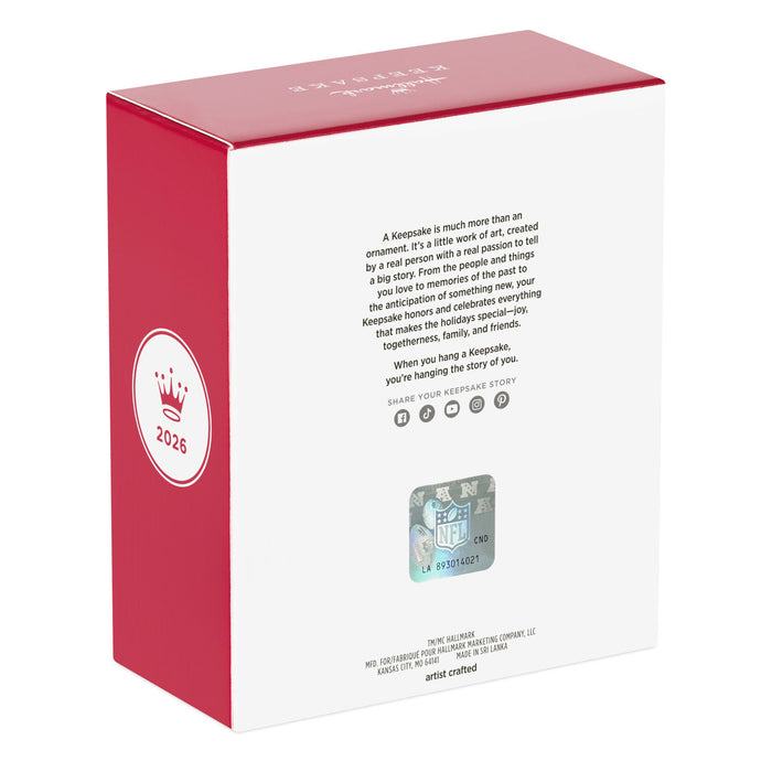 Red and white box with text and a logo on a white background
