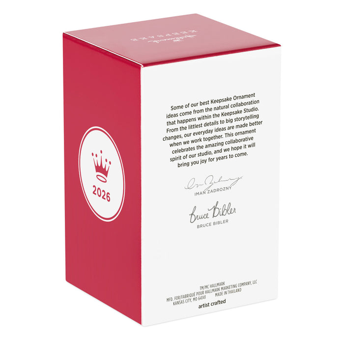 Red and white box with text and a logo on a white background