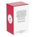 Red and white box with text and a logo on a white background