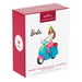Barbie doll and scooter ornament packaging with Hallmark logo