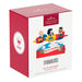 Hallmark Peanuts Christmas ornament packaging on a white background