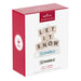 Scrabble-themed Christmas ornament in a Hallmark packaging on a white background