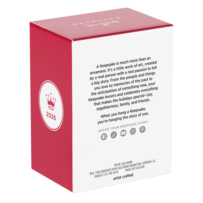 Red and white box with text and a logo on a white background