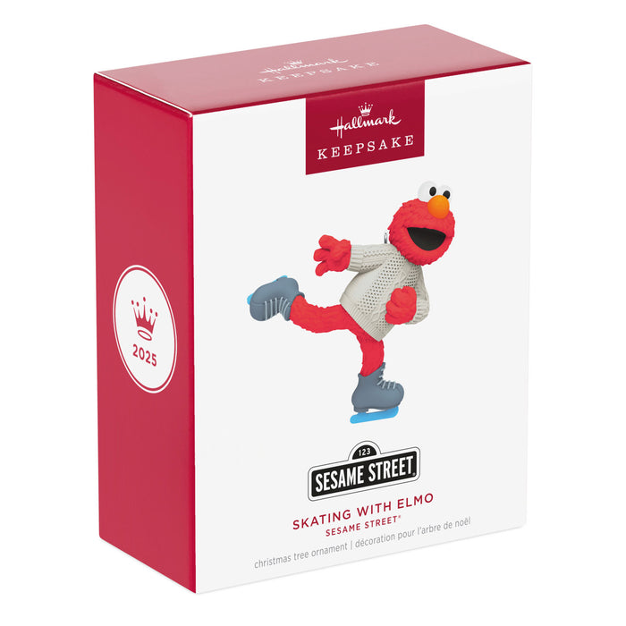 Sesame Street® Skating With Elmo 2025 Ornament