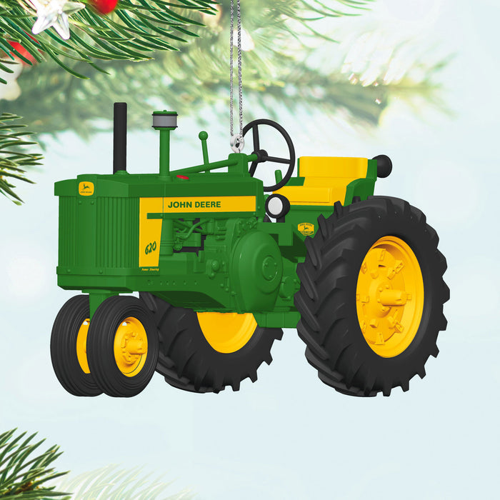 John Deere 620 Tractor 2025 Metal Ornament