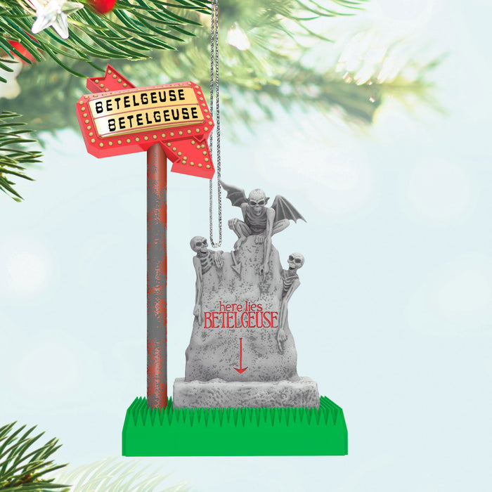 Beetlejuice™ Here Lies Beetlejuice™ 2025 Ornament With Light