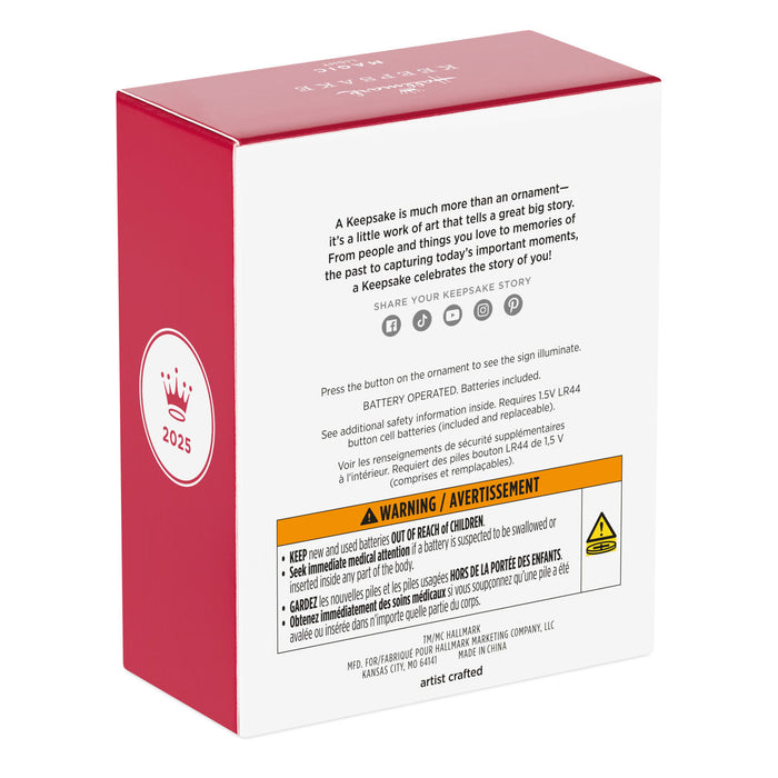 Beetlejuice™ Here Lies Beetlejuice™ 2025 Ornament With Light