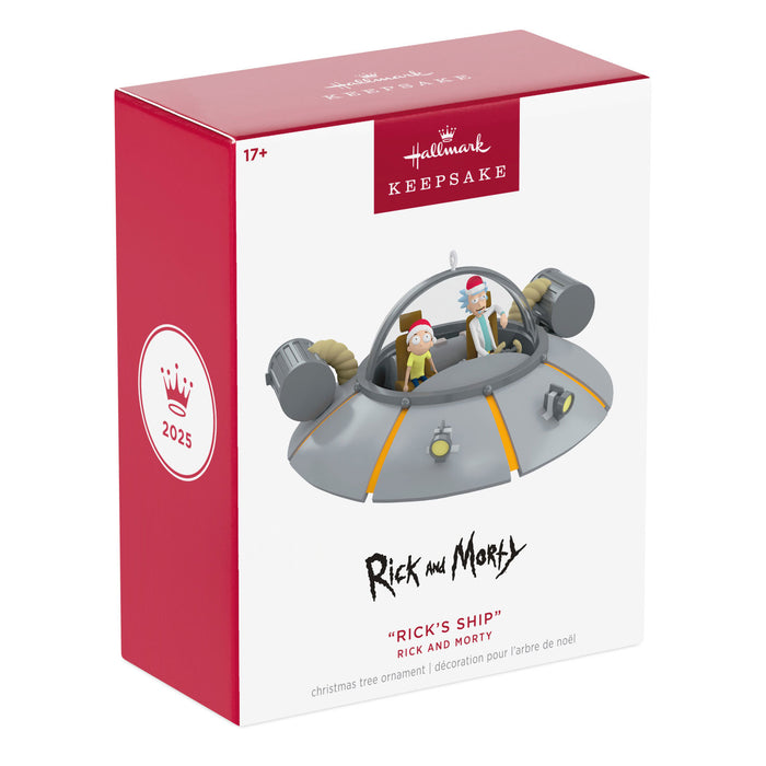 Rick and Morty "Rick's Ship" 2025 Ornament