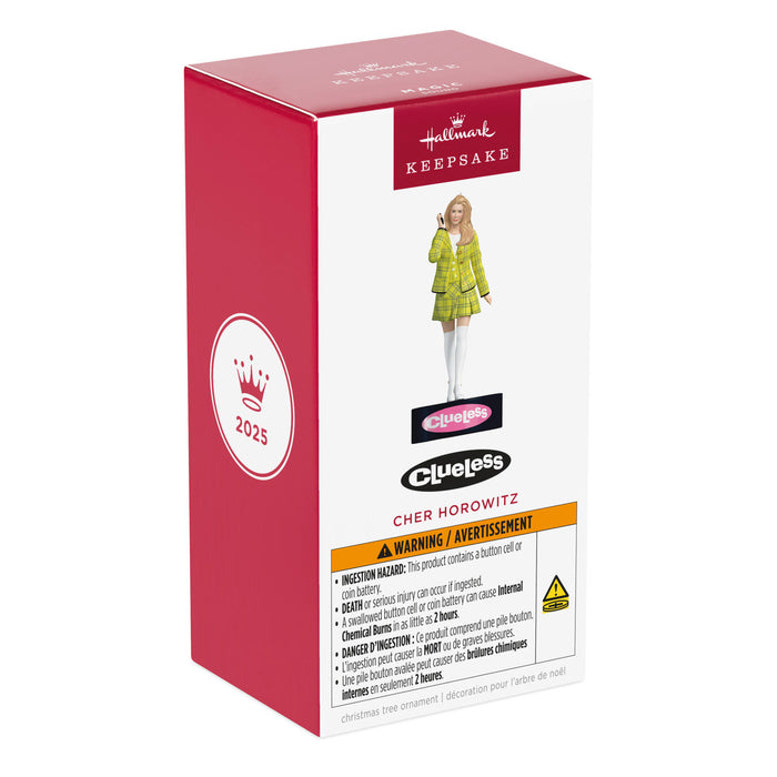 Clueless Cher Horowitz 2025 Ornament With Sound