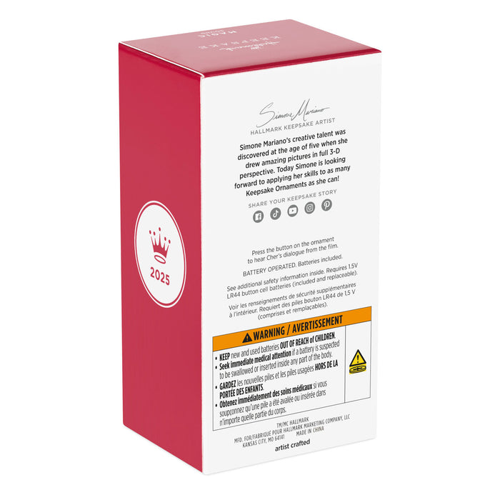 Clueless Cher Horowitz 2025 Ornament With Sound