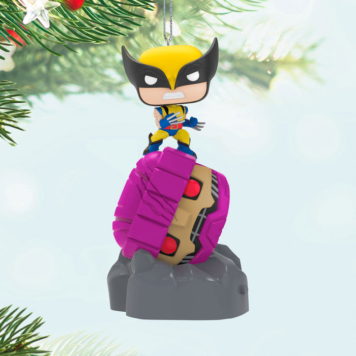 Marvel X-Men Wolverine Defeats Sentinel Funko POP!® 2025 Ornament With Light