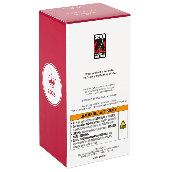 Star Wars: Revenge of the Sith™ Execute Order 66 2025 Ornament With Light and Sound