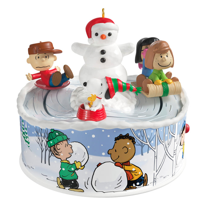 The Peanuts® Gang Let's Go Sledding! Musical 2025 Ornament With Light and Motion