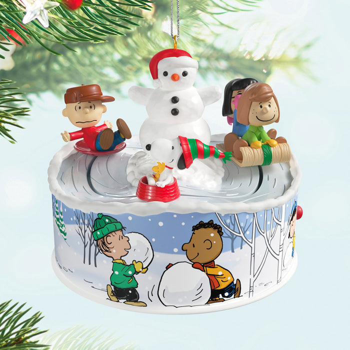 The Peanuts® Gang Let's Go Sledding! Musical 2025 Ornament With Light and Motion