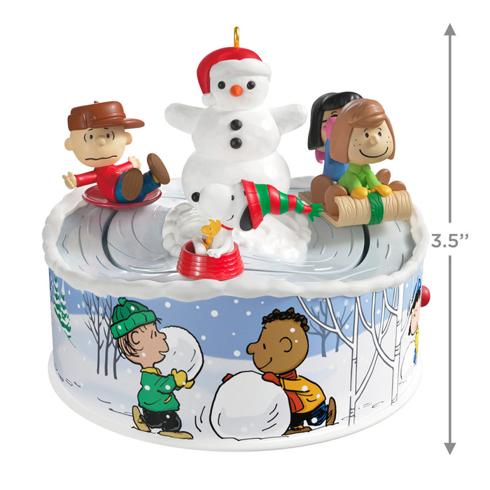 The Peanuts® Gang Let's Go Sledding! Musical 2025 Ornament With Light and Motion