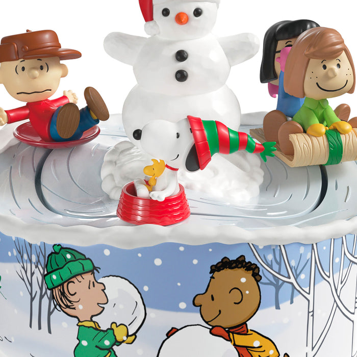 The Peanuts® Gang Let's Go Sledding! Musical 2025 Ornament With Light and Motion