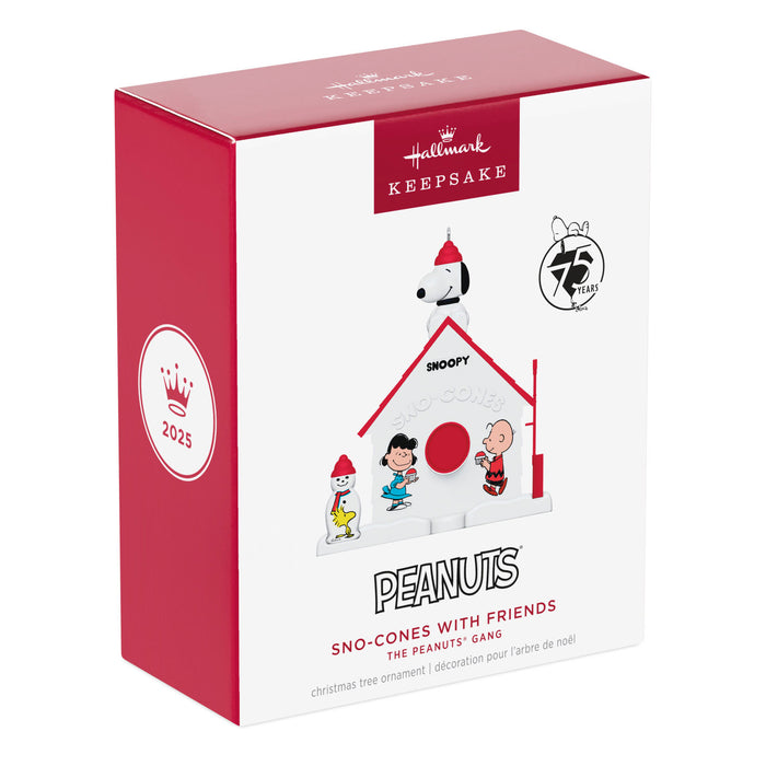 The Peanuts® Gang 75th Anniversary Sno-Cones With Friends 2025 Ornament