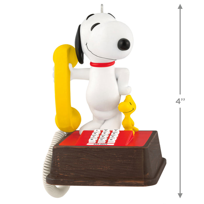 Peanuts® 75th Anniversary Hello, Snoopy! 2025 Ornament With Sound