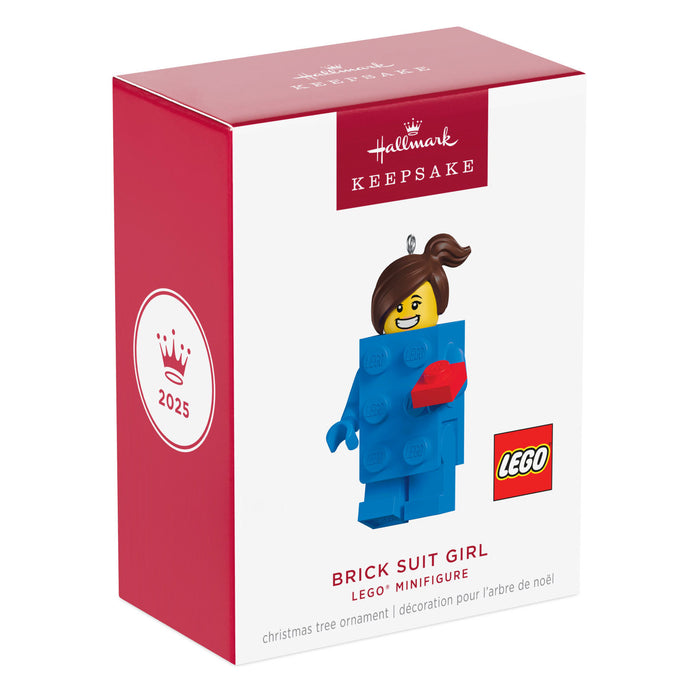 Brick Suit Girl LEGO® Minifigure 2025 Ornament
