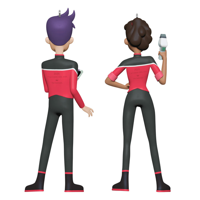 Star Trek™: Lower Decks Ensigns Beckett Mariner and Bradward Boimler 2025 Ornaments, Set of 2
