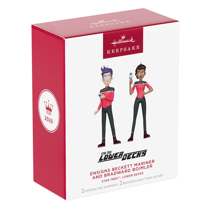 Star Trek™: Lower Decks Ensigns Beckett Mariner and Bradward Boimler 2025 Ornaments, Set of 2
