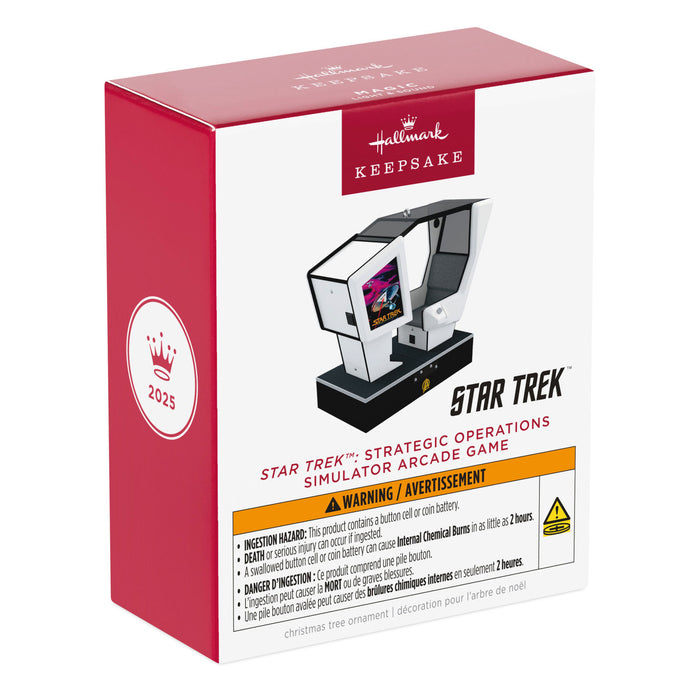 Star Trek™: Strategic Operations Simulator Arcade Game 2025 Ornament With Light and Sound