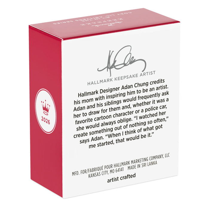 Hallmark Keepsake Artist box with text and logo on a white background