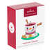 Hallmark Festive Fondue Christmas ornament packaging on a white background
