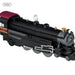 Model train engine on a white background