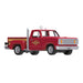 Mini Lil' American Trucks 1978 Dodge Li'l Red Express Truck 2025 Metal Ornament, 0.75"