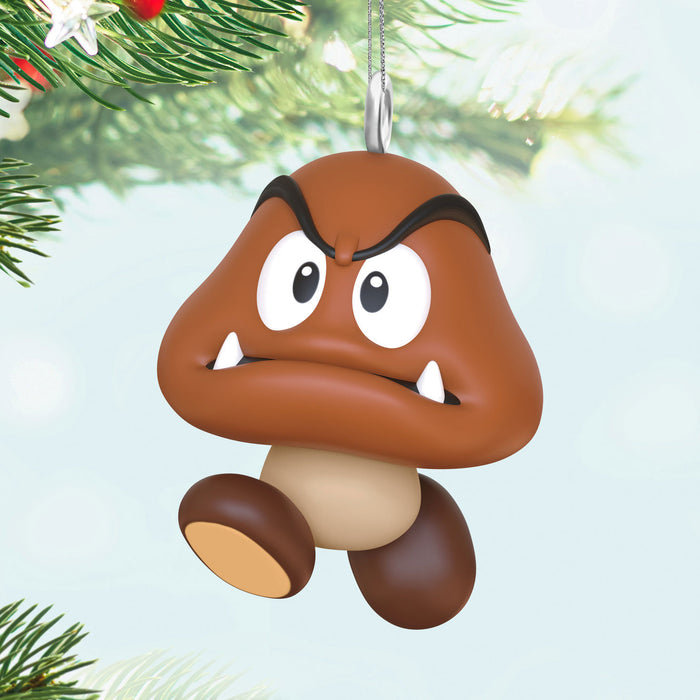 Mini Nintendo Super Mario™ Goomba 2025 Ornament, 1"