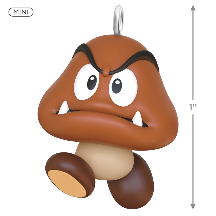 Mini Nintendo Super Mario™ Goomba 2025 Ornament, 1"