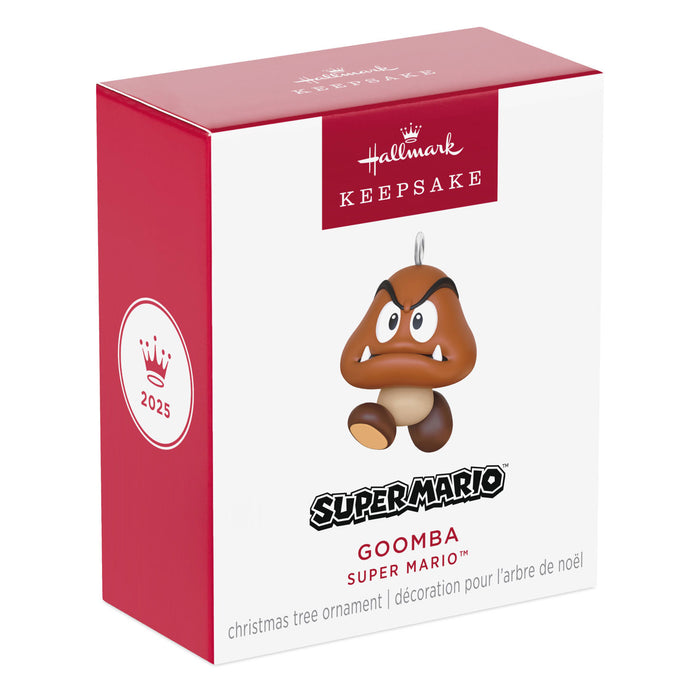 Mini Nintendo Super Mario™ Goomba 2025 Ornament, 1"