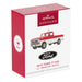 Hallmark 1972 Ford F-100 Christmas ornament packaging on a white background