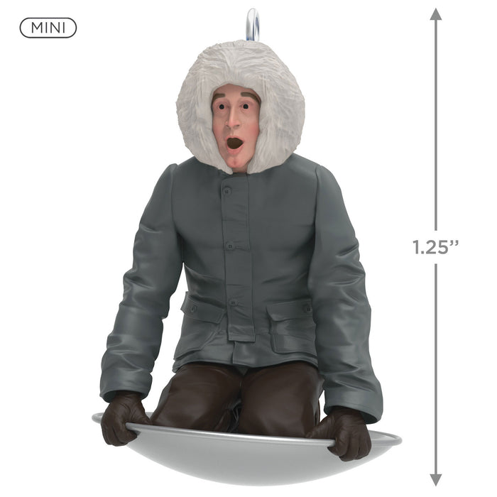 Mini National Lampoon's Christmas Vacation™ Sledding Clark 2025 Ornament, 1.25"