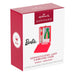 Hallmark Keepsake Barbie ornament packaging with 2026 logo on a white background