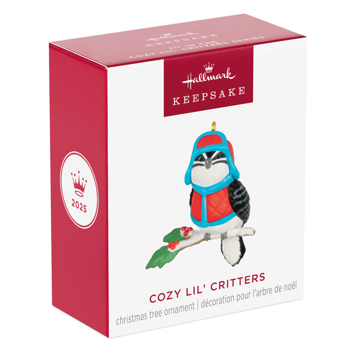 Mini Cozy Lil' Critters 2025 Ornament, 1"
