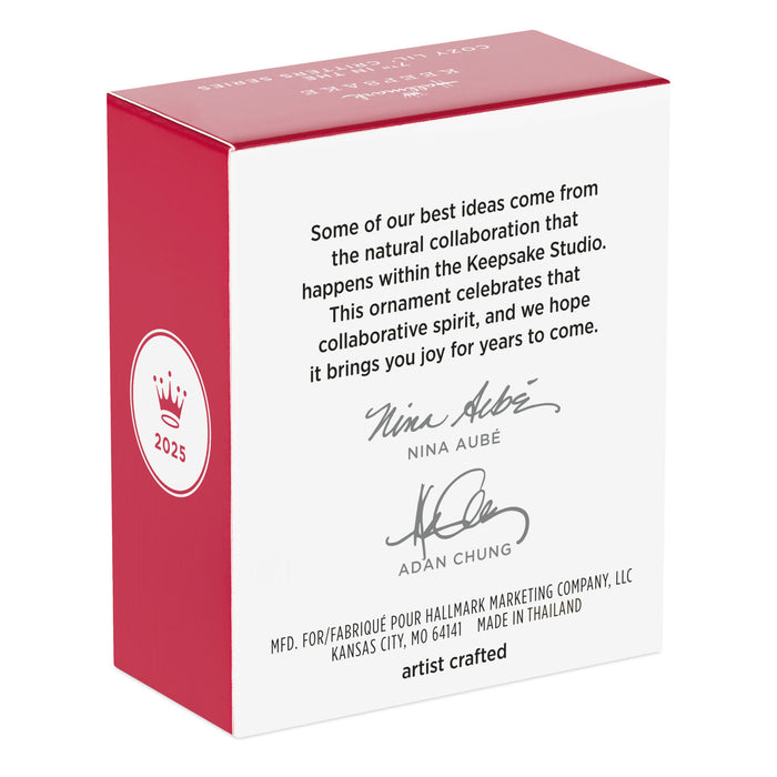 Mini Cozy Lil' Critters 2025 Ornament, 1"