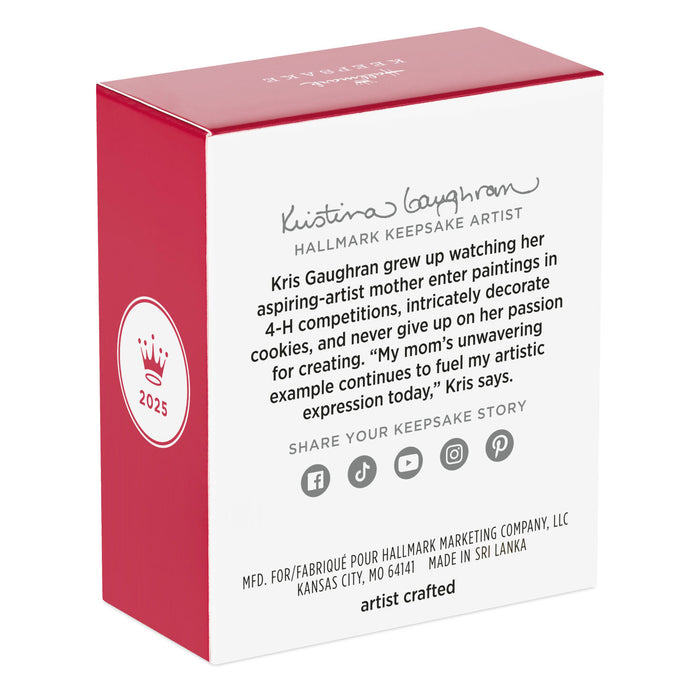 Mini Two Scoops of Fun 2025 Ornament, 0.75"