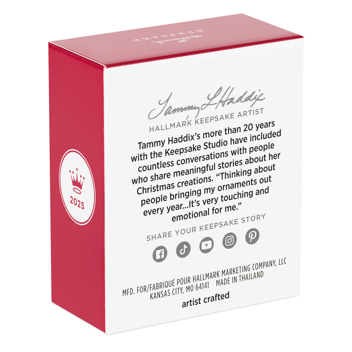 Mini Sweet Santa 2025 Ornament, 1.5"