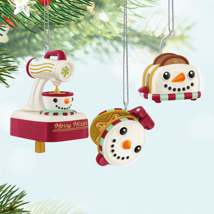 Mini Cooking Up Christmas 2025 Ornaments, Set of 3
