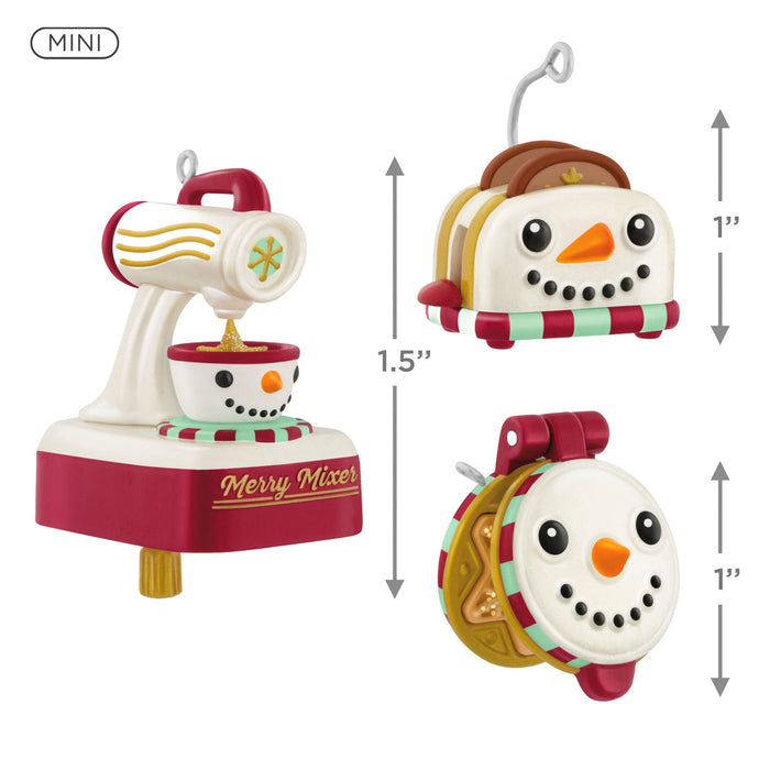 Mini Cooking Up Christmas 2025 Ornaments, Set of 3