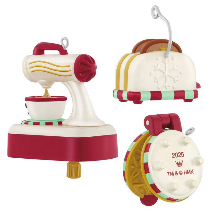 Mini Cooking Up Christmas 2025 Ornaments, Set of 3