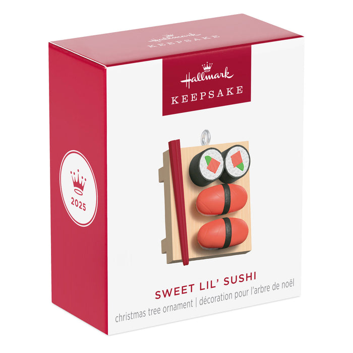 Mini Sweet Lil' Sushi 2025 Ornament, 1"