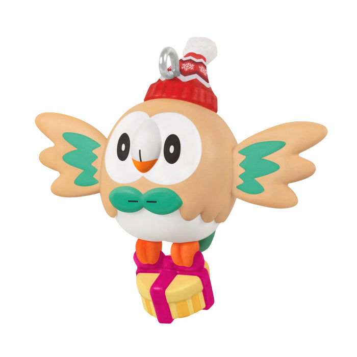 Mini Pokémon Holiday Rowlet 2025 Ornament, 1.25"